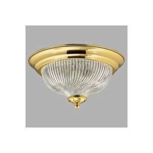  Swirled Glass Two Light Ceiling Fixture