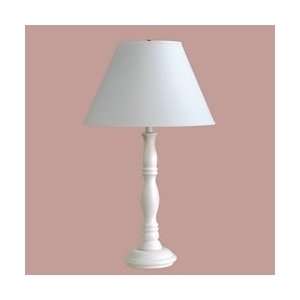    Piccadilly Table Lamp with Calais Shade in White