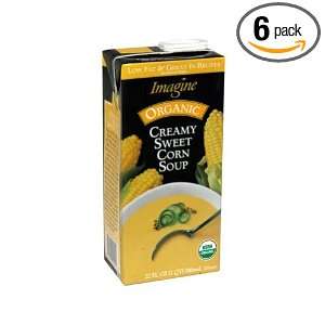 Imagine Soup Sweet Corn Soup, 32 Ounce (Pack of6)  Grocery 