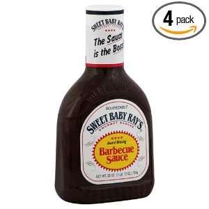 Sweet Baby Rays BBQ Sauce, 28 Ounce (Pack of 4)  Grocery 