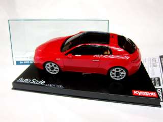 Kyosho MZX408R Alfa Brera Red Auto scale Mini Z Body AWD MA 010  