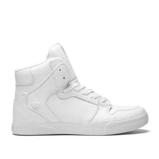 Supra Vaider White Skate Shoe 9.5 11  