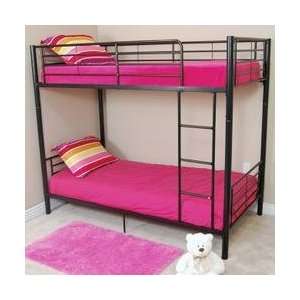  Bunk Bed   Sunset Twin / Twin Size Bunk Bed in Black 