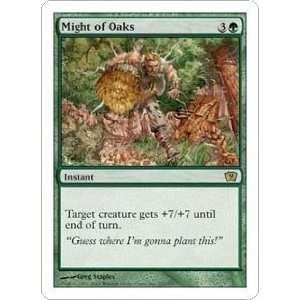  Might of Oaks (Magic the Gathering  9th Edition #255 Rare 