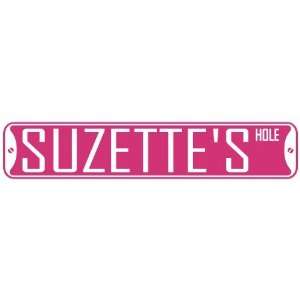   SUZETTE HOLE  STREET SIGN