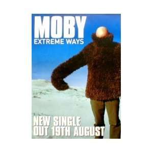  MOBY Extreme ways Music Poster