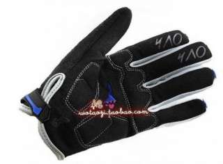 2012 Cycling Bike Bicycle FULL finger gloves Size M   XL BLUE  