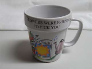 Ceramic Flower Pot Friend Coffee Mug Stanley Papel  