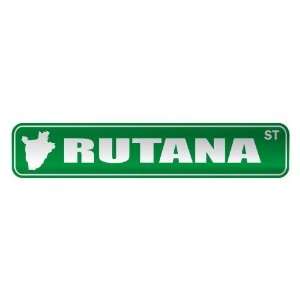   RUTANA ST  STREET SIGN CITY BURUNDI