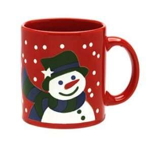    Waechtersbach Christmas Snowman Red Coffee Tea Mug 