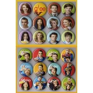  Glee Set of 24   1 Inch Buttons 