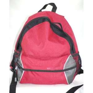  Mossimo   Student Backpack   Red & Black   9x12   Double 
