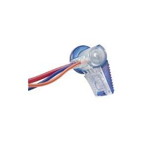  BVS 1   Blazing Blue And Clear Waterproof Wire Connector 