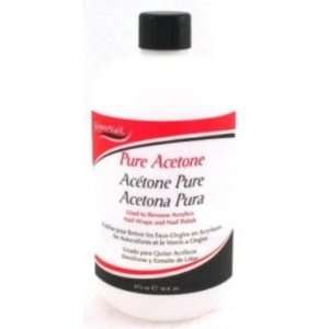  Super Nail 16 oz. Pure Acetone (3 Pack) with Free Nail File 