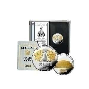 Super Bowl XLVI Official 2 Tone Flip Coin