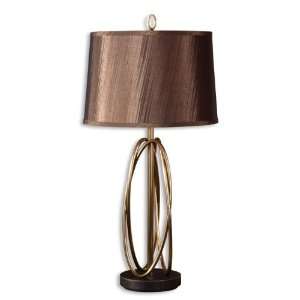  Uttermost 33.5 Inch Becca Lamp In Metal Rings Finished In 