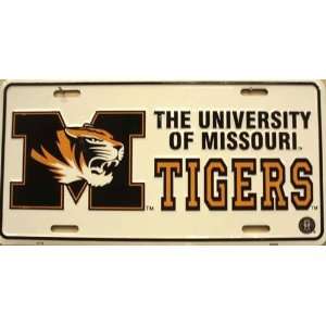 Missouri Tigers License Plate Frame NCAA 