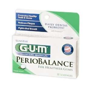  G U M Periobalance, Fresh Mint, 30 Lozenges Health 