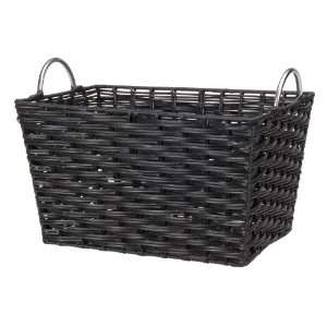  CreativeWare Medium Storage Basket, Black