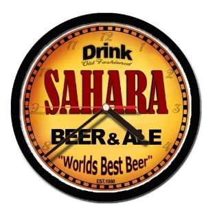  SAHARA beer and ale cerveza wall clock 