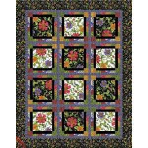  Clothworks Cedar West Clematis Quilt Kit 48 x 61 Arts 