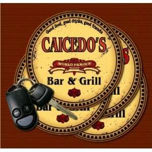  CAICEDOS Family Name Bar & Grill Coasters Kitchen 