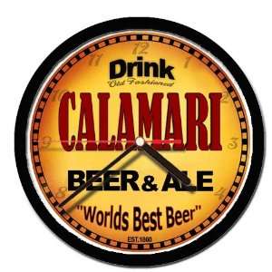  CALAMARI beer and ale cerveza wall clock 