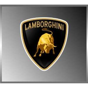  4 Lamborghini Lambo Emblem Vinyl Decal Bumper Sticker 2 X 