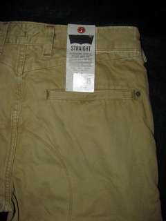 LEVIS Two Horse Brand Khaki Straight Taper Pants Jeans NWT Mens 36 x 