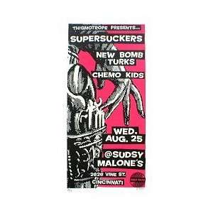  SUPERSUCKERS   Limited Edition Concert Poster   by Print 