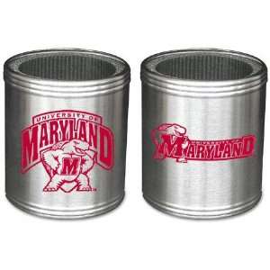  Maryland Terrapins Stainless Steel Can Cooler Set Sports 