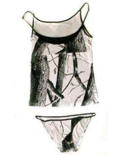 Realtree Womens Layered Cami with String Bikini  