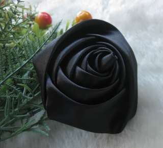 7x Large Big Satin Ribbon Rose Flower Bow Craft/ DIY/Wedding/Appliques 