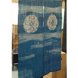 Japanese Noren, AA36, linen door way curtain