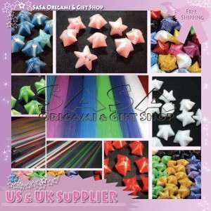 Japanese Origami Lucky Star Straws mixed 50pc #2080  