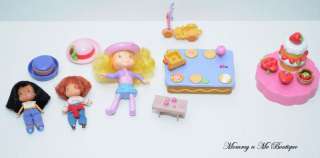 Strawberry Shortcake Mini Dolls Accessories Lot Toys  