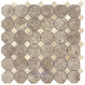   by marazzi tile   campione octagon mosaic in sampras
