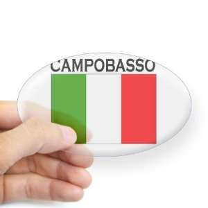  Campobasso, Italy Vintage Oval Sticker by  Arts 