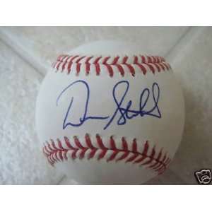  Drew Stubbs Autographed Baseball   Official MLB Coa 