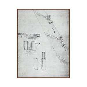  A Design For A Canalisation Scheme Folio 33va From The 