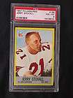1968 Topps 112 Jerry Stovall St Louis Cardinals Signed AUTO  