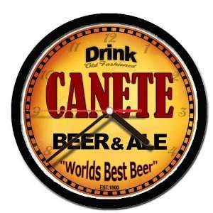  CANETE beer and ale cerveza wall clock 