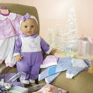 The Swiss Colony Baby Doll with 7 Outfits 