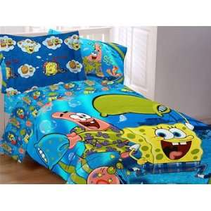 Spongebob Patrick Twin Comforter Set 2 Pc Bedding Pajama Party