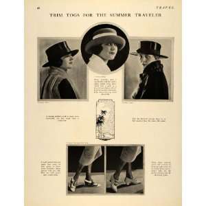  1921 Print Womens Travel Fashions Hats Shoes Dresses 