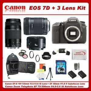 Canon Lens Pro Pack Includes   Canon EF S 18 135mm f/3.5 5.6 IS Lens 