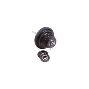  CAP Barbell black 300 lb Olympic Weight Set Sports 