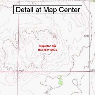   Map   Stapleton SW, Nebraska (Folded/Waterproof)