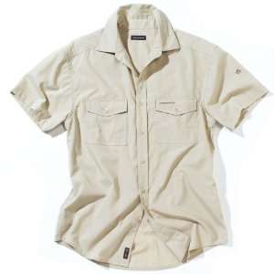   Mens Kiwi Short Sleeve Shirt, Oatmeal, X Large