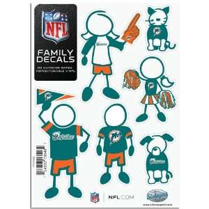   BSS   Miami Dolphins NFL Family Car Decal Set (Small) 